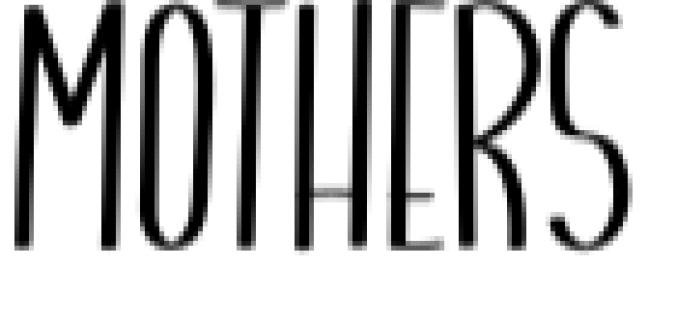 Mothers Font Preview