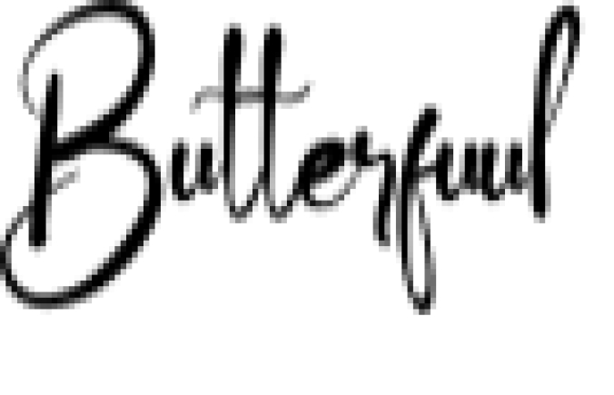 Butterfuul Font Preview