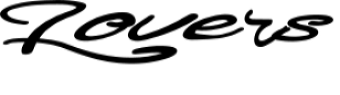 Lovers Font Preview