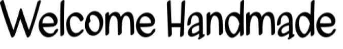 Welcome Handmade Font Preview
