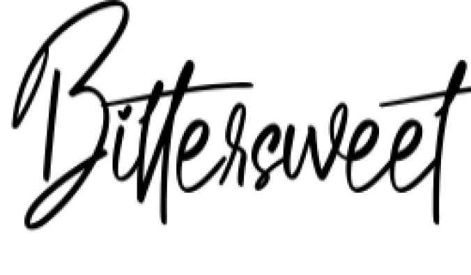 Bittersweet Font Preview