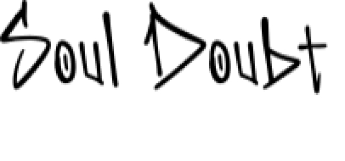 Soul Doubt Font Preview