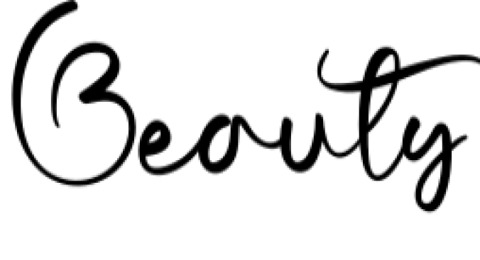 Beauty Font Preview