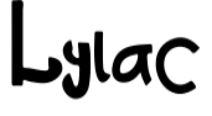 Lylac Font Preview