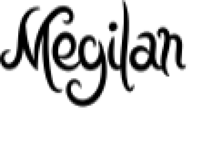 Megilan Font Preview