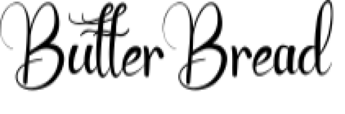 Butter Bread Font Preview