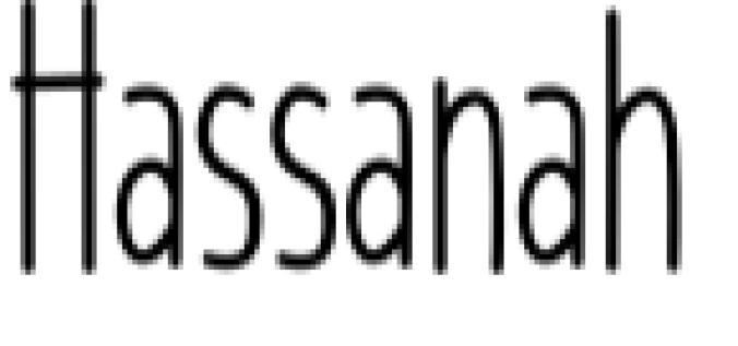 Hassanah Font Preview