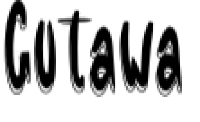 Gutawa Font Preview