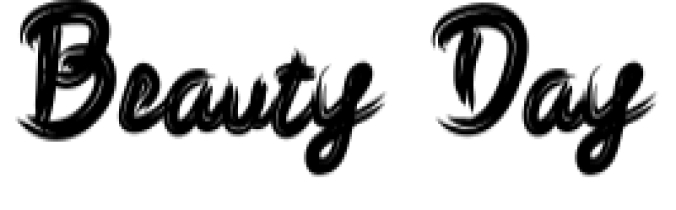 Beauty Day Font Preview