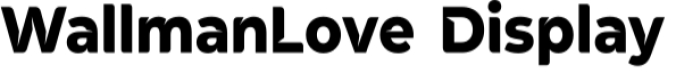 Wallman Love Font Preview