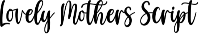 Lovely Mothers Font Preview