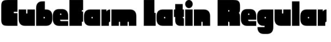 Cube Farm Font Preview