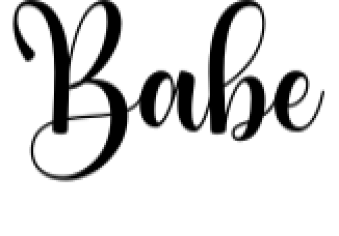 Hey Babe Font Preview