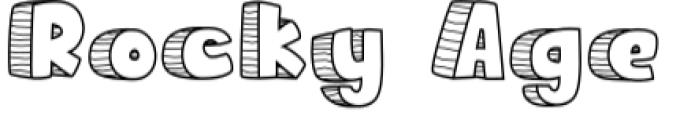 Rocky Age Font Preview