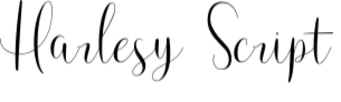 Harlesy Font Preview
