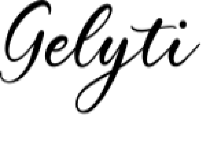 Gelyti Font Preview