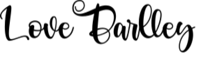 Love Barlley Font Preview