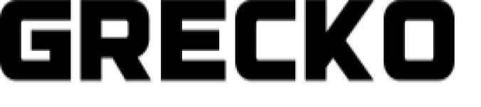 Grecko Font Preview