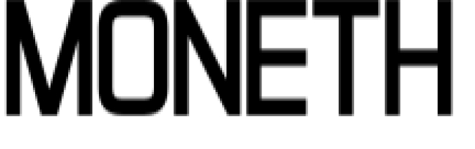 Moneth Font Preview