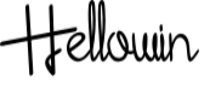 Hellowin Font Preview