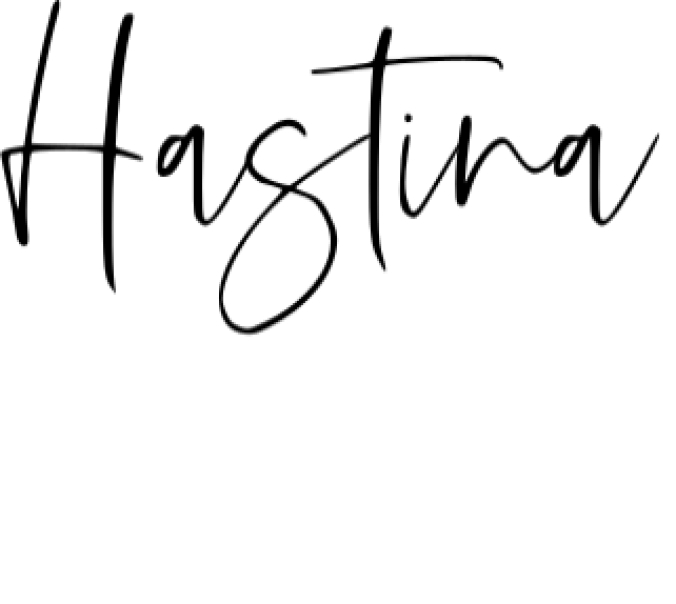 Hastina Font Preview