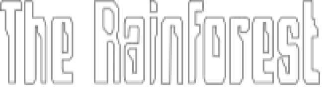 The Rainforest Font Preview
