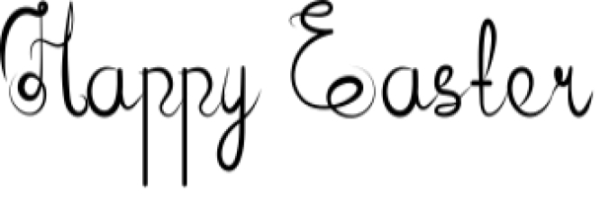 Happy Easter Font Preview