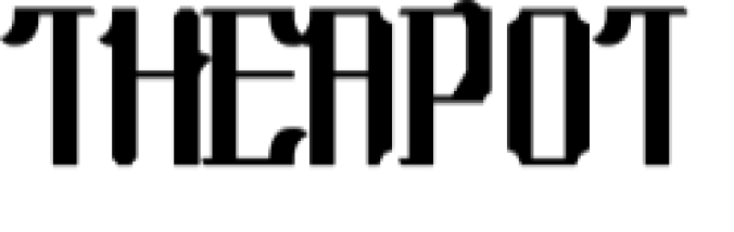Theapot Font Preview