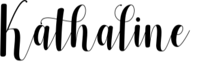 Kathaline Font Preview