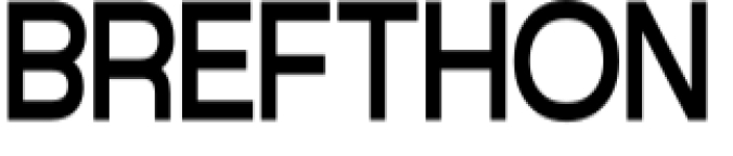 Brefthon Font Preview