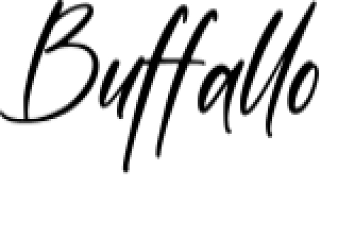 Buffallo Font Preview