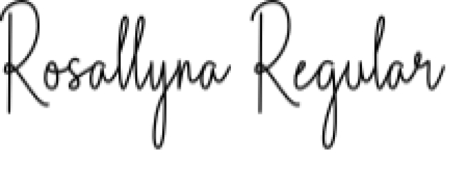 Rosallyna Font Preview