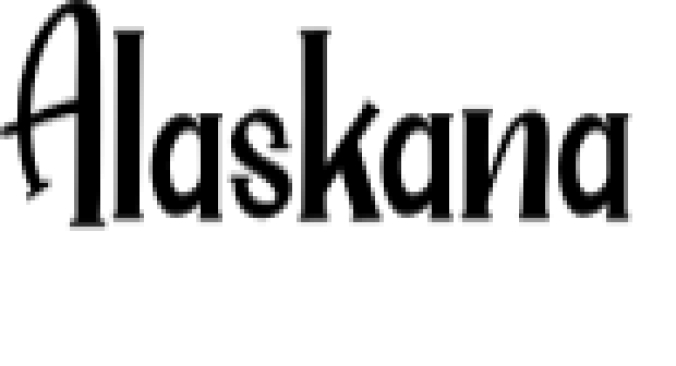 Alaskana Font Preview