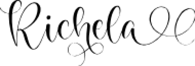 Richela Font Preview