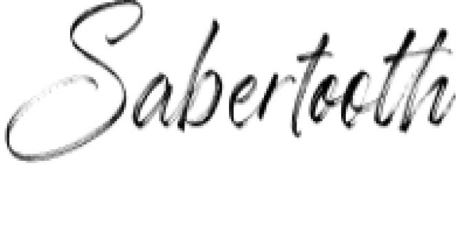 Sabertooth Font Preview