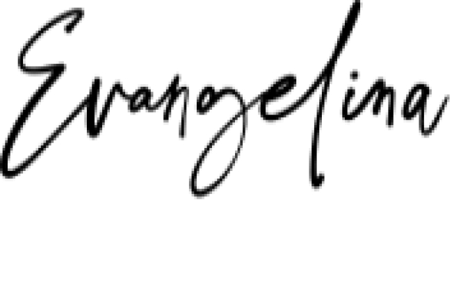 Evangelina Font Preview