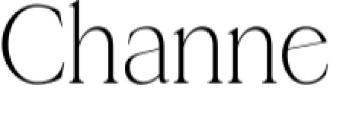 Channe Font Preview