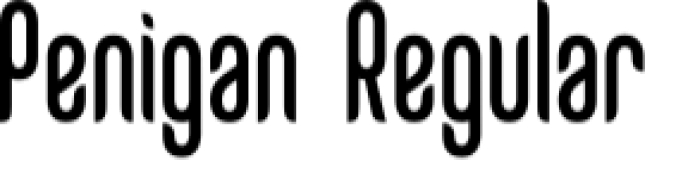 Penigan Font Preview