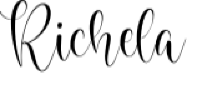Richela Font Preview