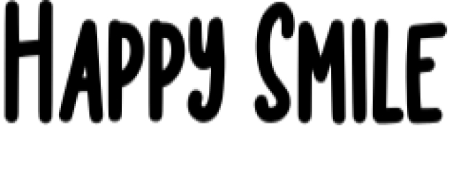 Happy Smile Font Preview