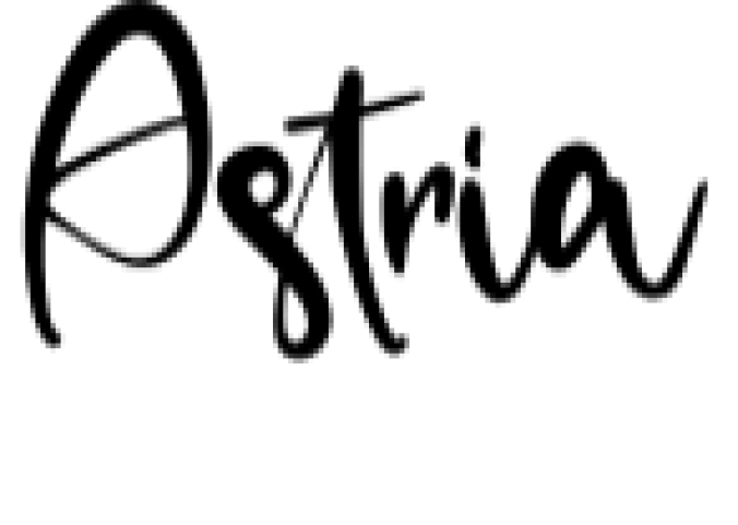 Astria Font Preview