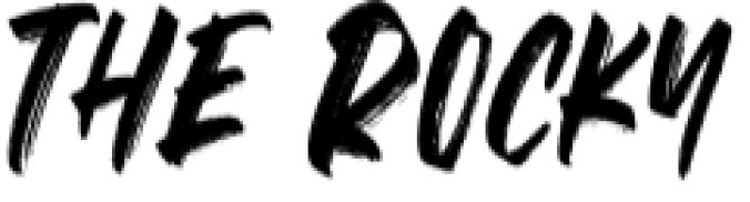 The Rocky Font Preview