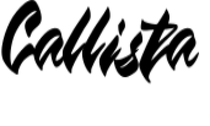 Callista Font Preview
