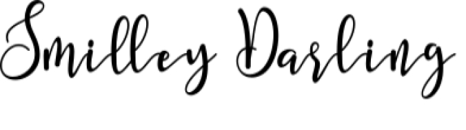 Smilley Darling Font Preview