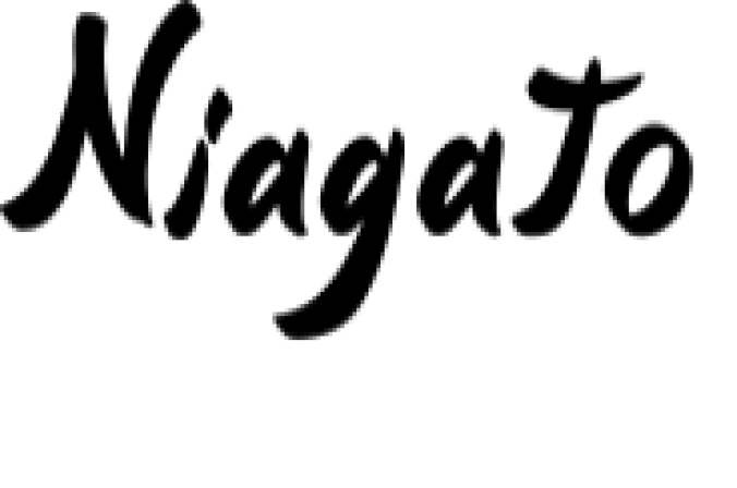 Niagato Font Preview