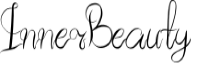 Inner Beauty Font Preview