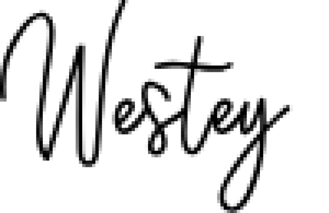 Westey Font Preview