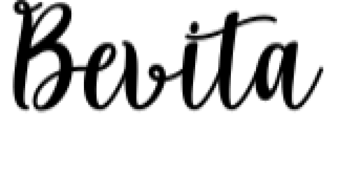 Bevita Font Preview