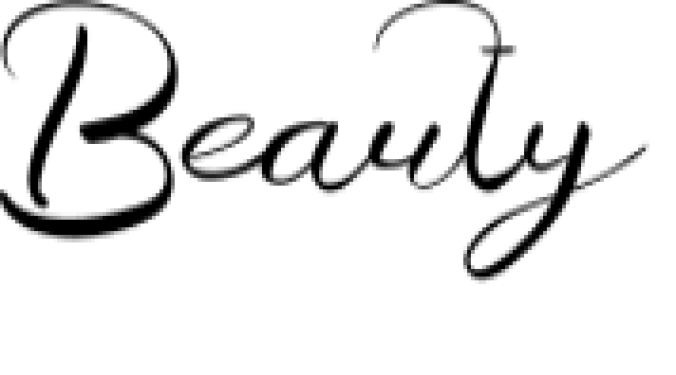 Beauty Font Preview