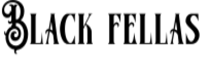 Black Fellas Font Preview